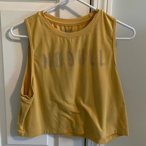 Women’s Nobull muscle tank in yellow, medium